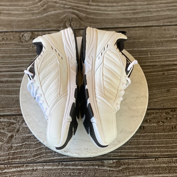 Men's White Active Workout Athletic Sneakers - Picture 4 of 5